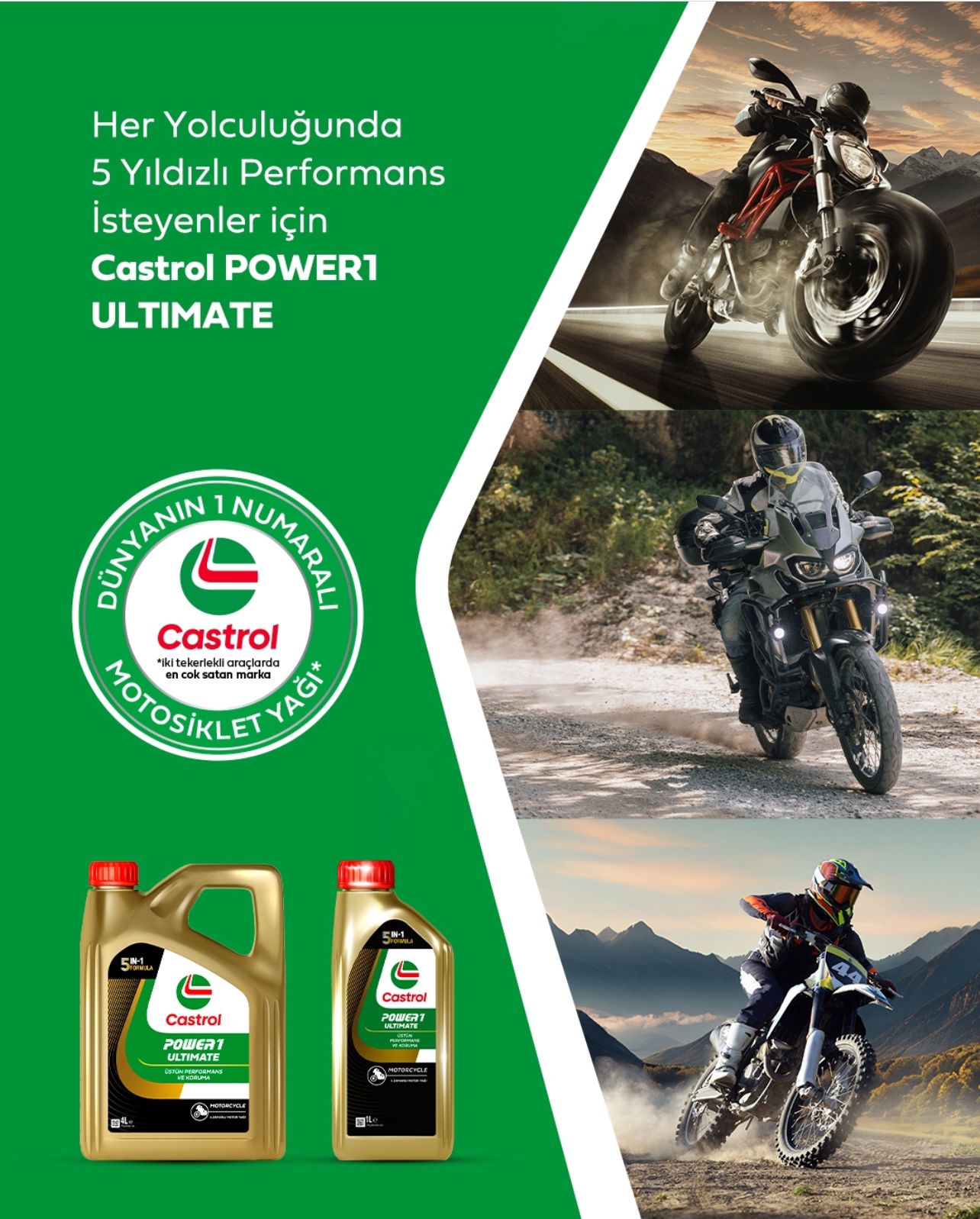 CASTROL POWER1 ULTIMATE 10W30 1LT