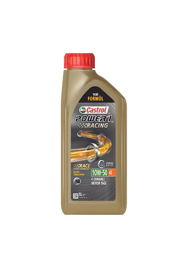 Castrol POWER 1 Racing 4T 10W-50 Tam Sentetik Motor Yağı 1 L