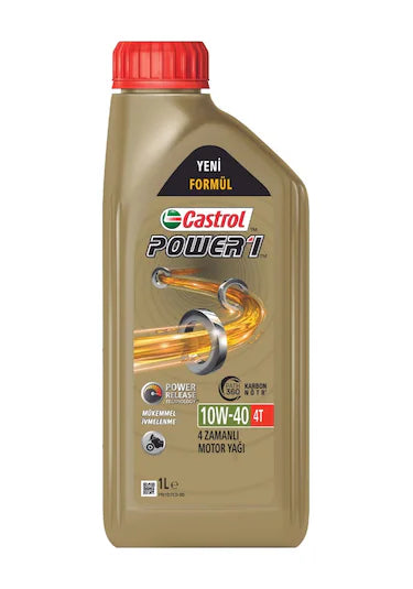 Castrol Power 1 4T 10W-40 Motosiklet Yağı 1 L