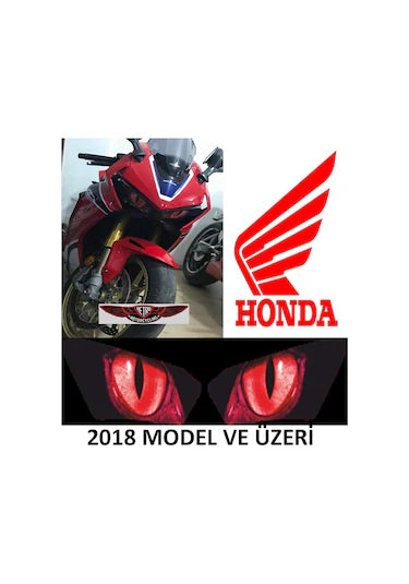 Honda 1000Rr Far Sticker Kırmızı