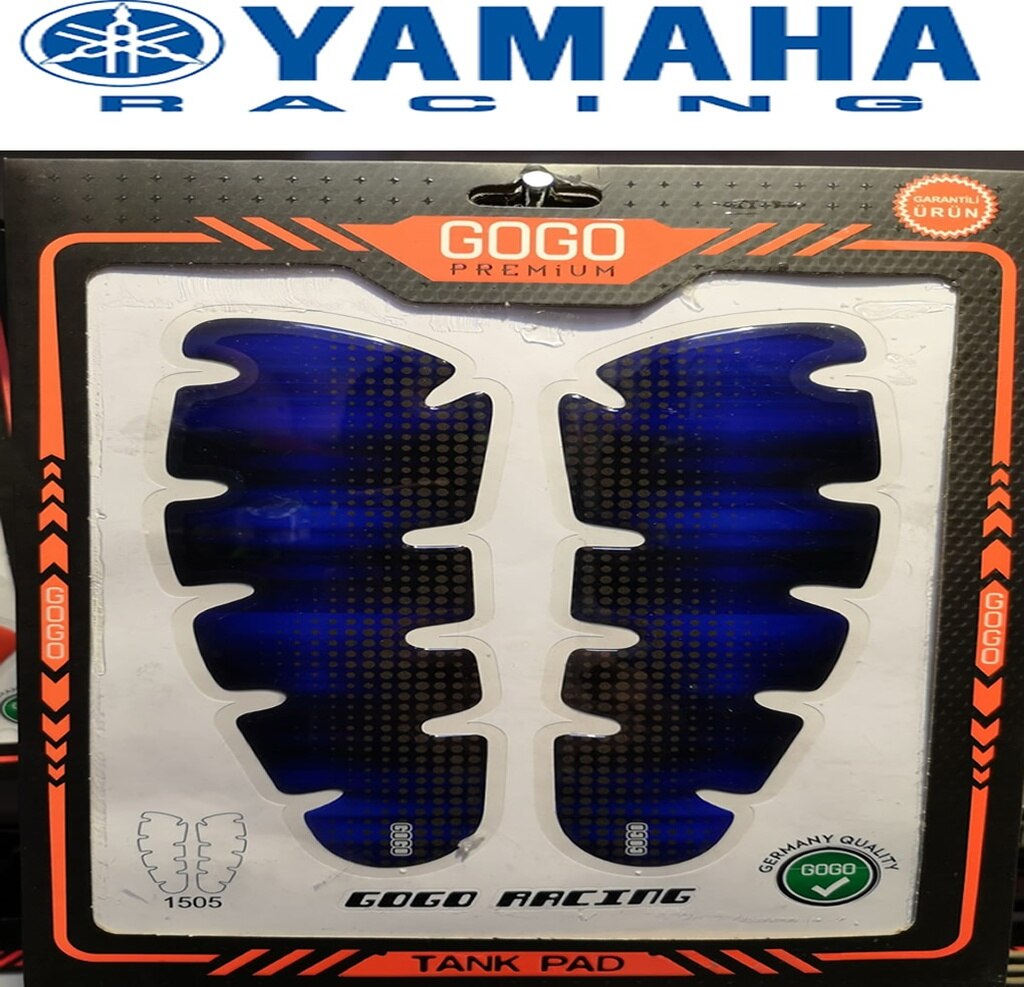 Yamaha R6 Tank Pad Seti Mavi