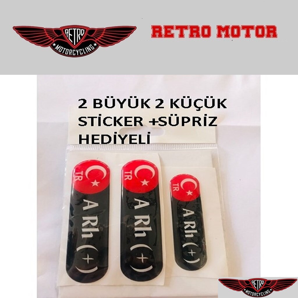 Kan Grubu Damla Sticker Set Abrh-