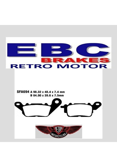 Ebc Sfac 694 Yamaha N Max Ön Fren Balatası