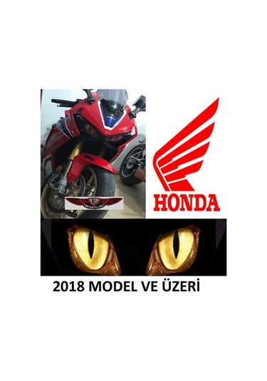 Honda 1000Rr Far Sticker Sarı