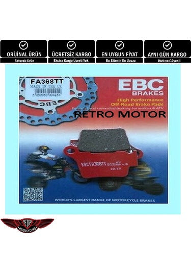 Fa 368 Tt Ebc Fren Balatası