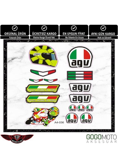 Gogo A4 Sticker Agv Tasarım