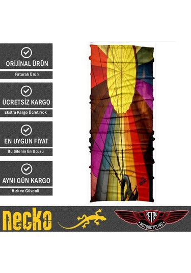 Necko Uçan Balon Tasarımlı Mükemmel Necko Sticker