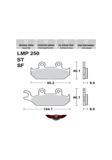 Ap Lmp 250 Sf Fren Balatası