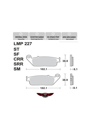 Ap Lmp 227 Sf Fren Balatası